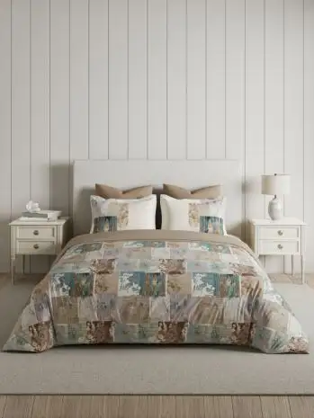 Botanic Patch Pastel Turquoise